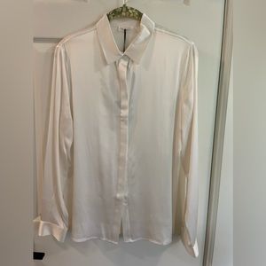 LilySilk Ivory Long Sleeve Blouse for Women 100% pure silk
